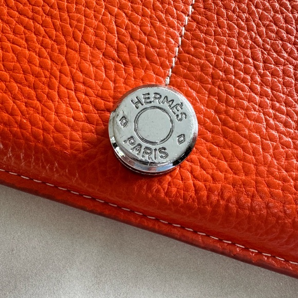 Orange Dogon Duo Wallet - Picture 4 of 11